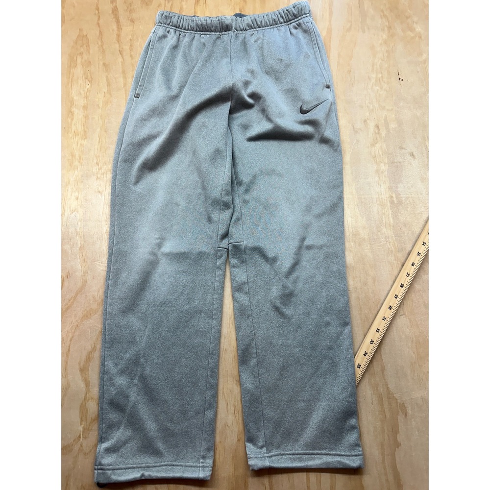 Nike Therma-FIT‎ Mens Gray Fleece Training Sweatpants 646676-063 Medium
